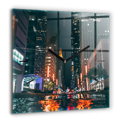 Horloge murale carrée 60x60 cm Hôtel Hilton à Houston