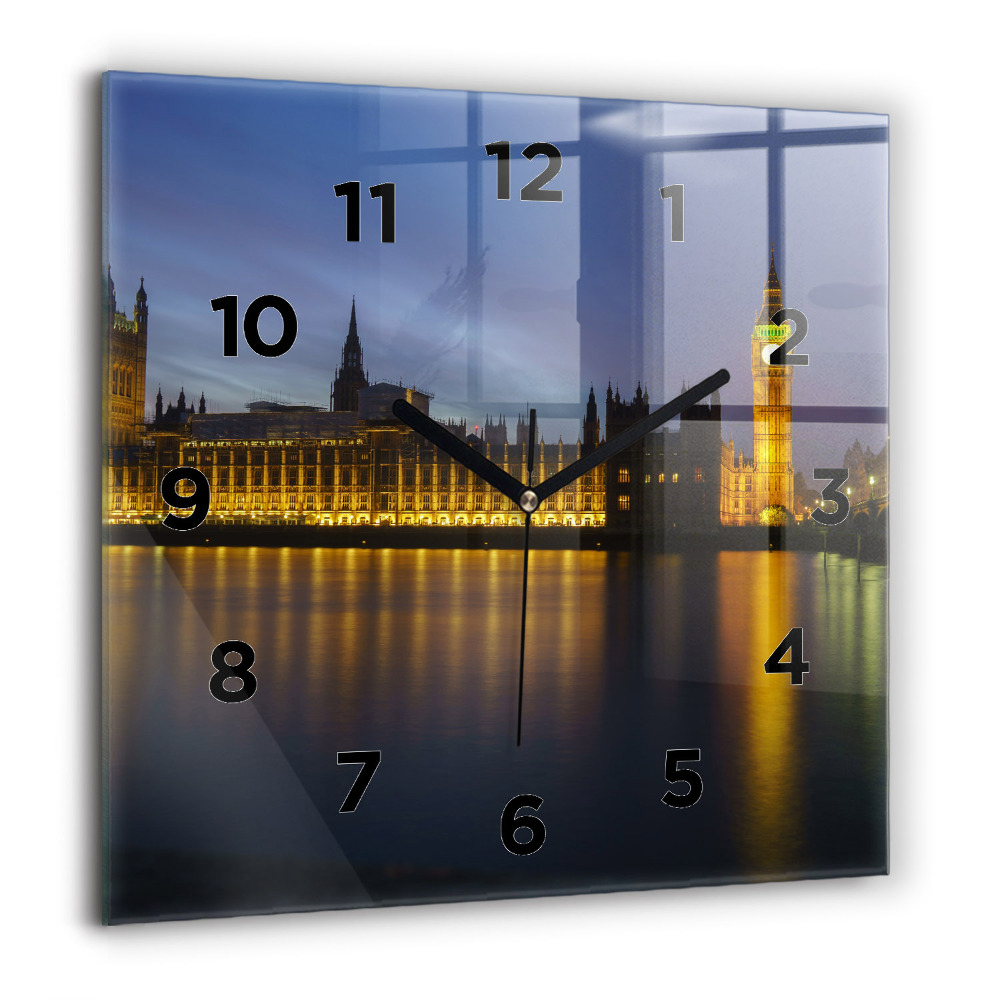 Horloge murale carrée 60x60 cm Palais Winchester à Londres