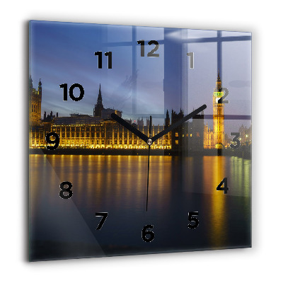 Horloge murale carrée 60x60 cm Palais Winchester à Londres