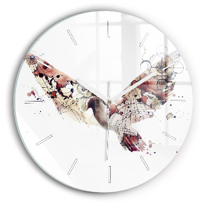 Horloge ronde murale Vue abstraite