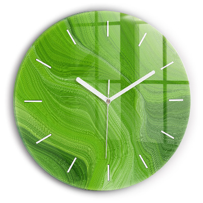 Horloge ronde murale Vagues modernes