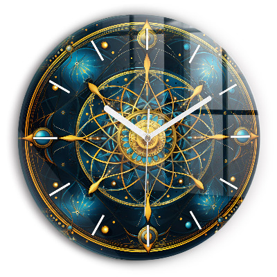 Horloge ronde murale Horoscope