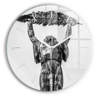 Horloge ronde Statue de la Liberté à Budapest