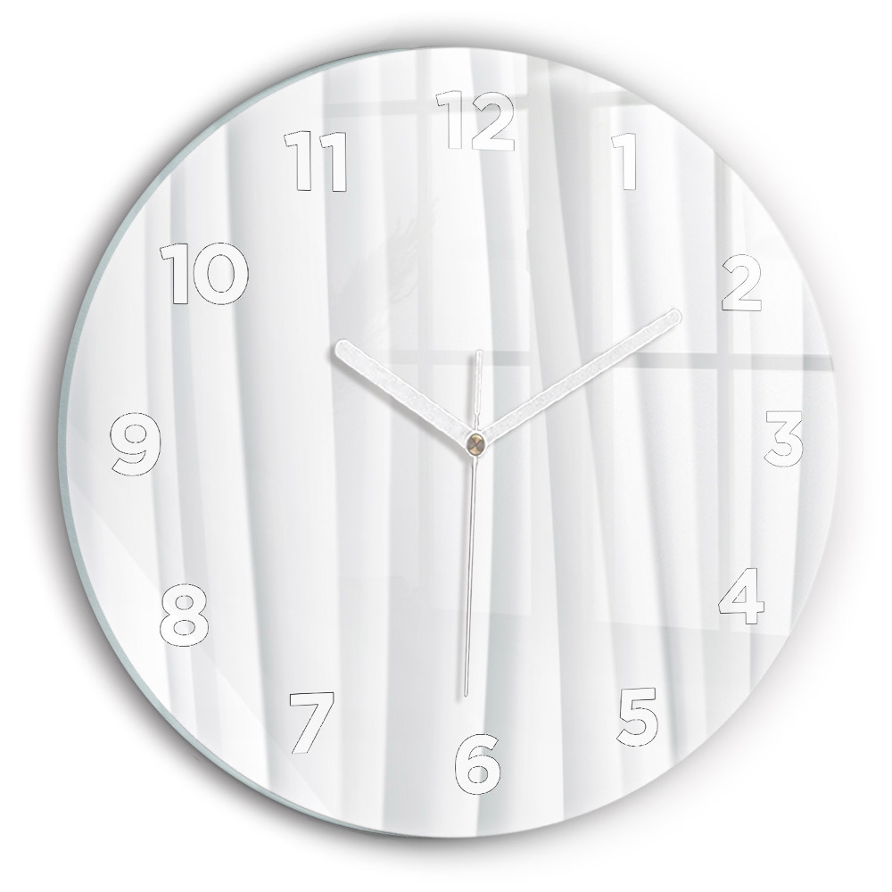 Horloge ronde murale Texture de vagues