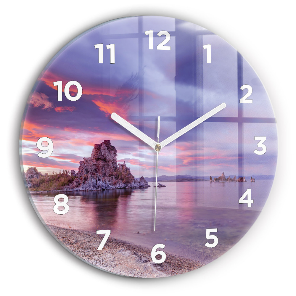 Horloge ronde Lever de soleil en Californie