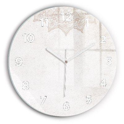 Horloge ronde Motif décoratif
