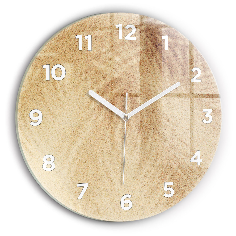 Horloge ronde Abstraction or