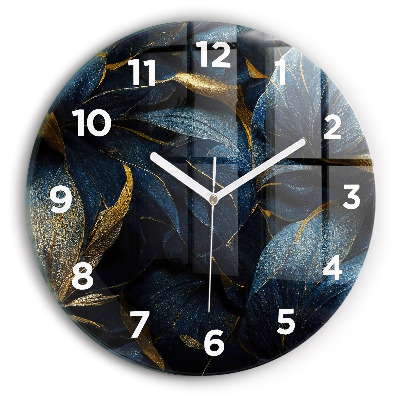 Horloge ronde Fleurs décoratives