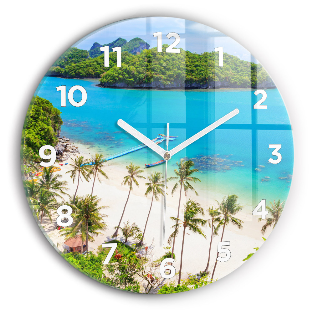 Horloge ronde Parc national en Thaïlande