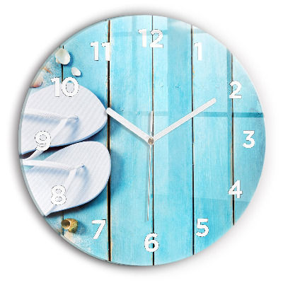 Horloge ronde en verre Accessoires de vacances