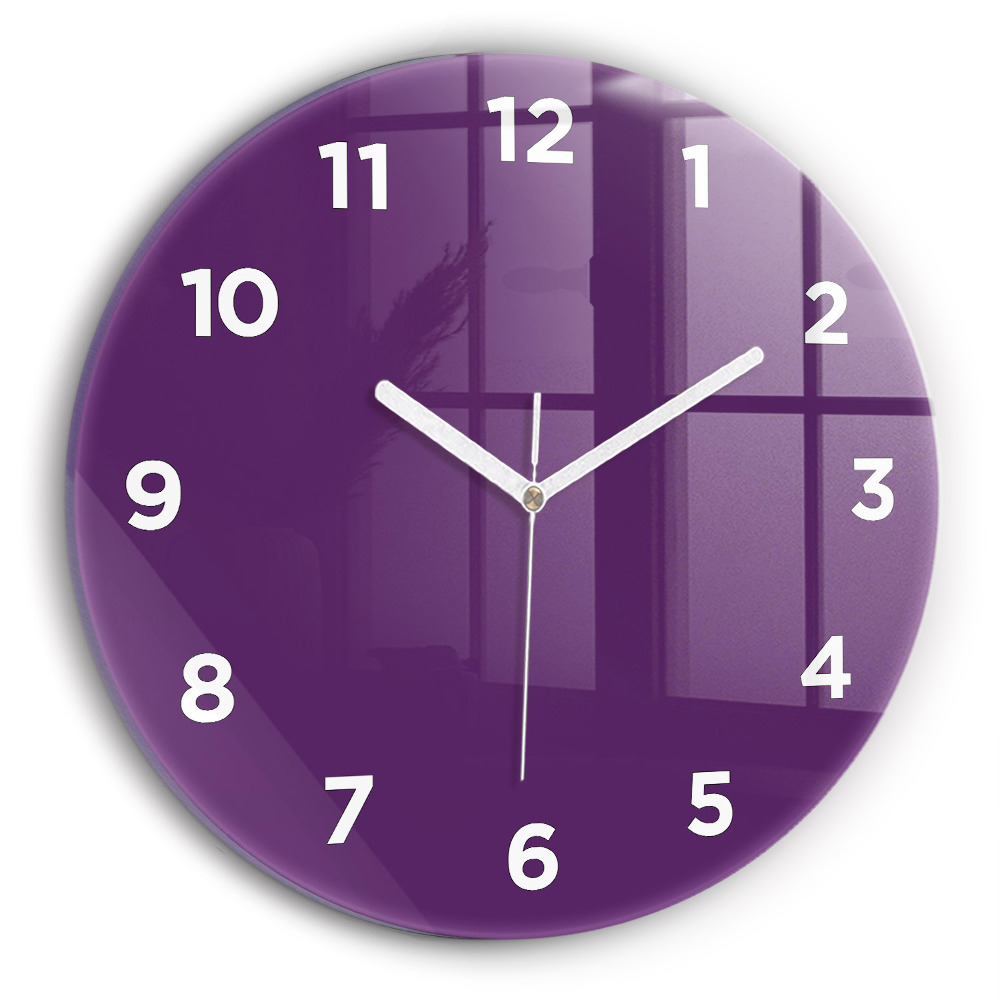 Horloge ronde Couleur violet