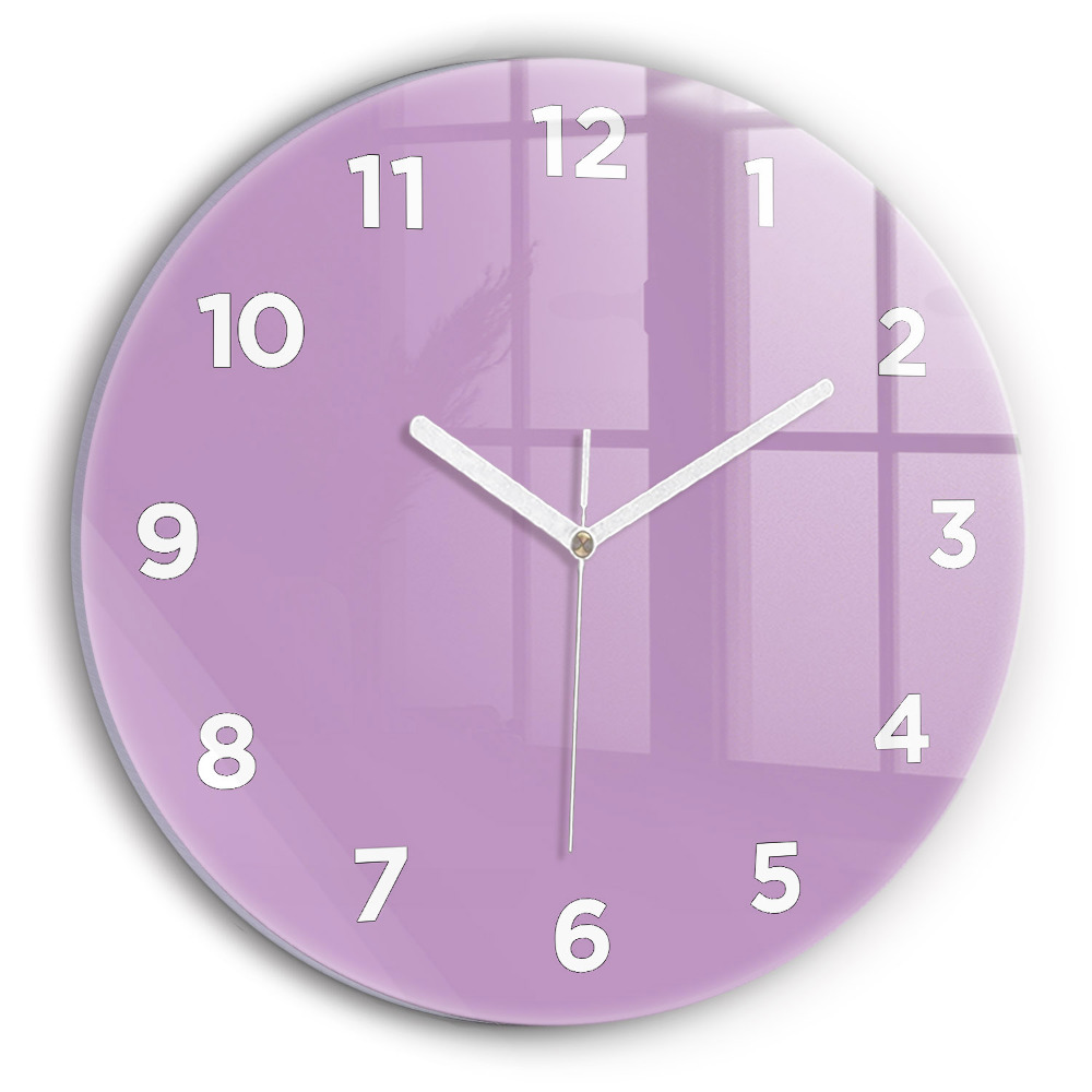 Horloge ronde murale Lilas