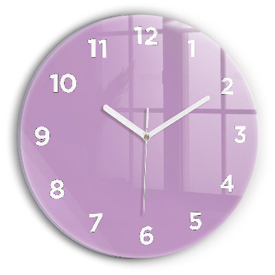Horloge ronde murale Lilas
