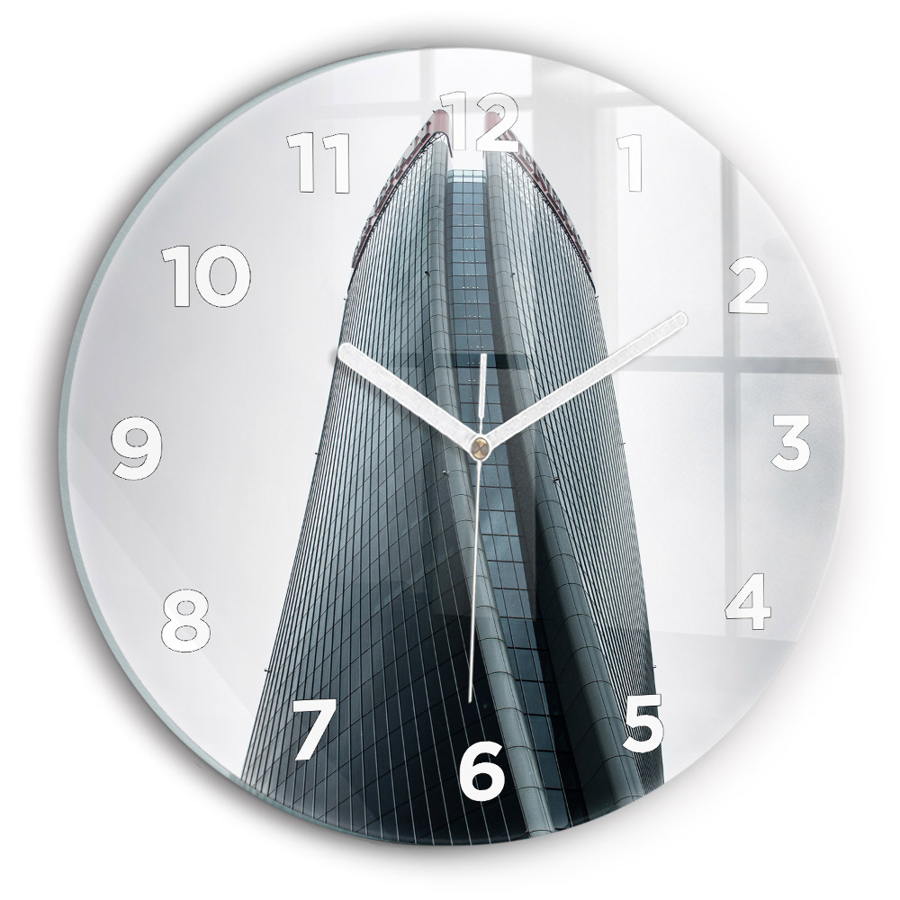 Horloge ronde murale Gratte-ciel de Milan