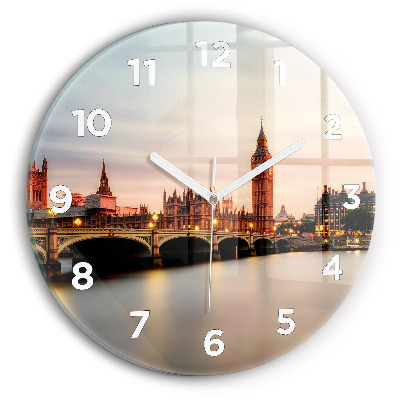 Horloge ronde Big Ben London skyline