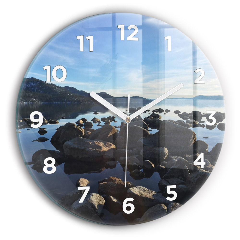 Horloge ronde murale Vue sur la mer