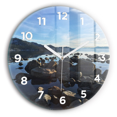 Horloge ronde murale Vue sur la mer