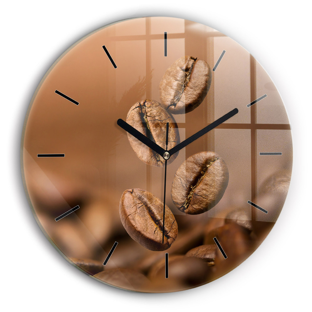 Couleurs abstraites Pendule murale ronde