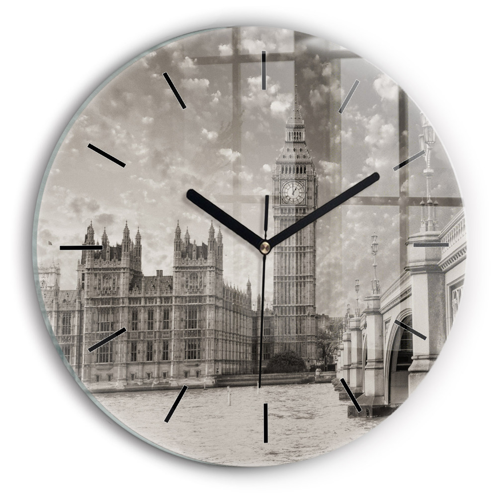 Londres Big Ben Horloge ronde murale