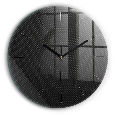 Abstrait sombre Horloge ronde murale