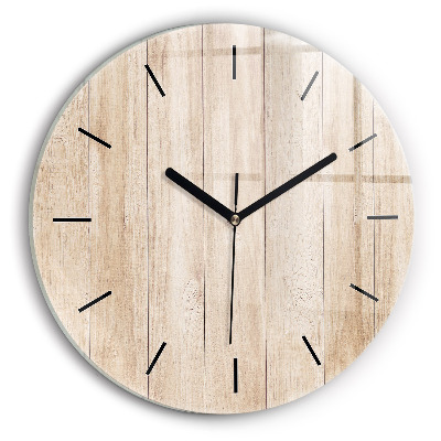 Texture en bois Pendule murale ronde