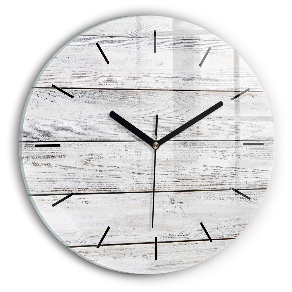 Planches peintes Pendule murale ronde