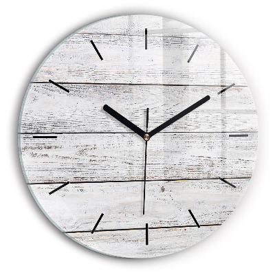 Planches peintes Pendule murale ronde