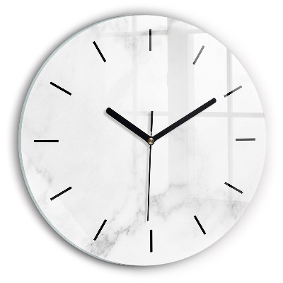Marbre élégant Horloge ronde