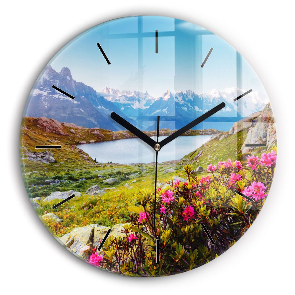 Mont Blanc Chamonix glacier Horloge ronde
