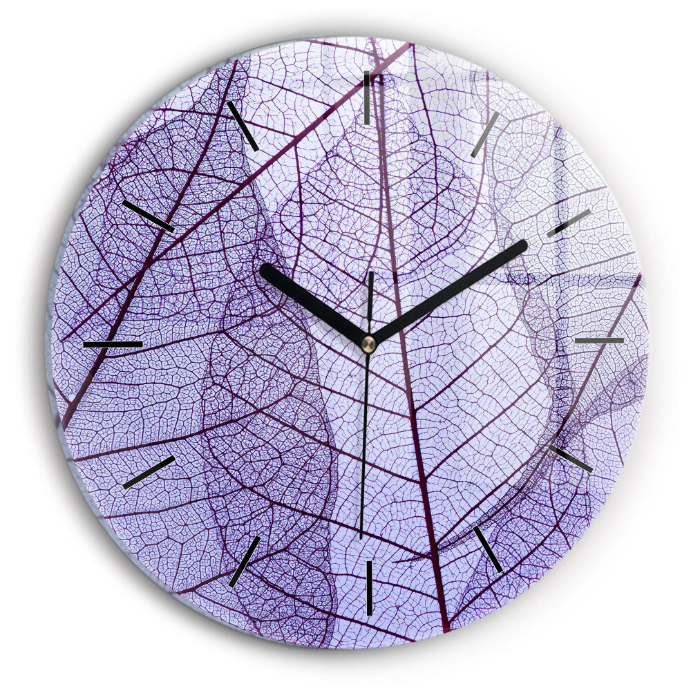 Feuilles - nature Pendule murale ronde