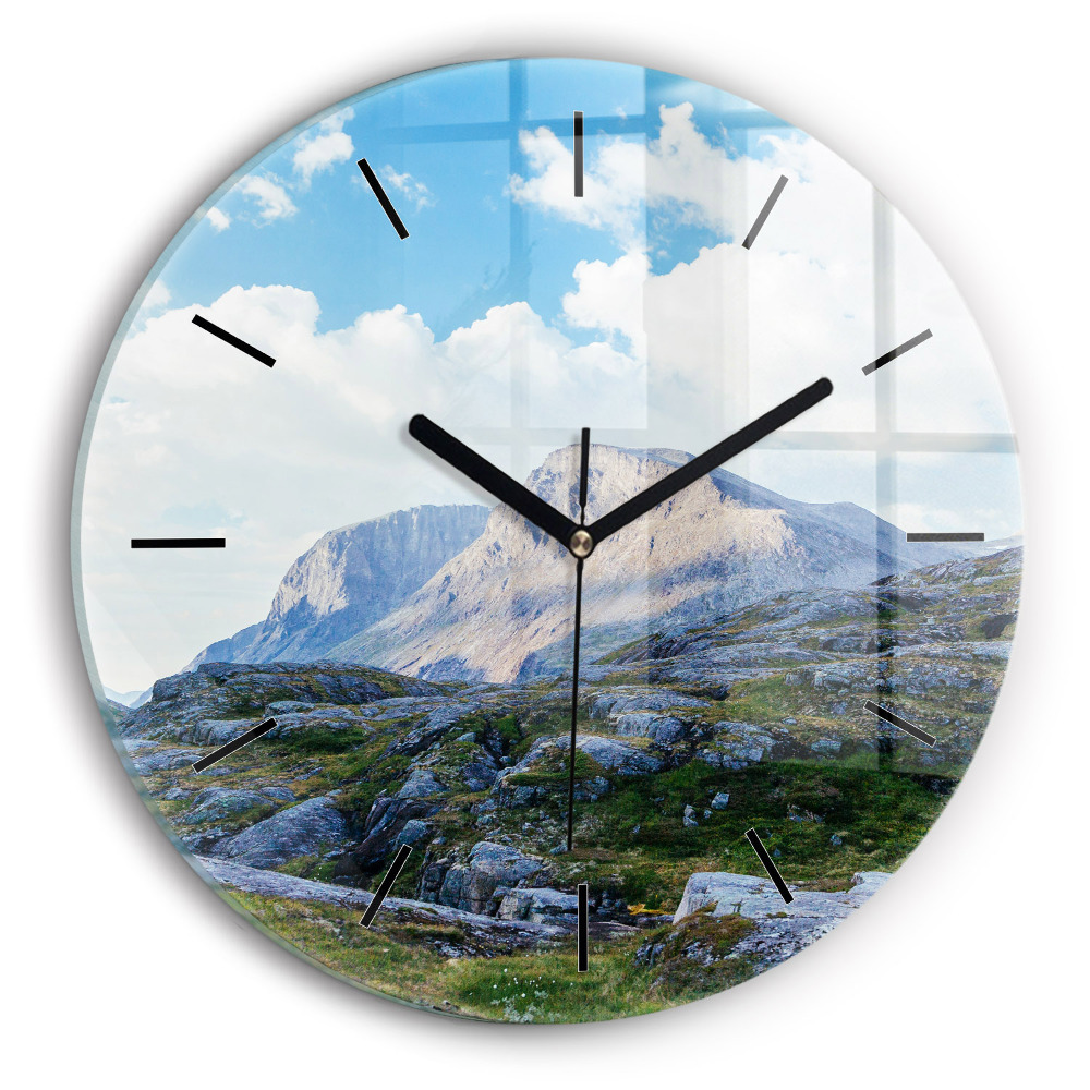 Paysage rocheux Horloge ronde