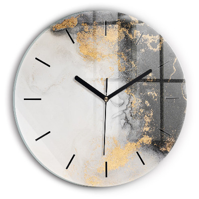 Marbre artistique Horloge ronde murale