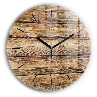 Planches en bois Horloge ronde