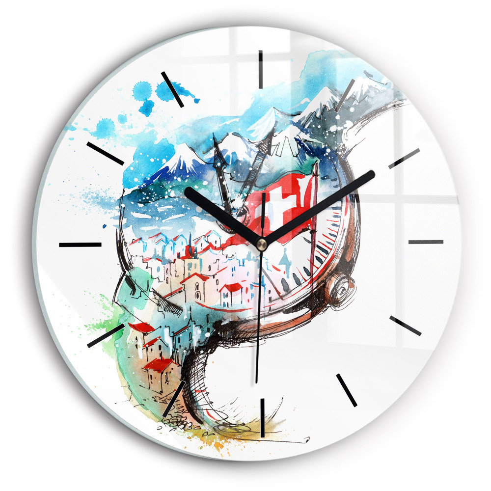 Montre suisse Pendule murale ronde