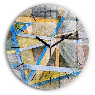 Peinture impressionniste Horloge ronde murale