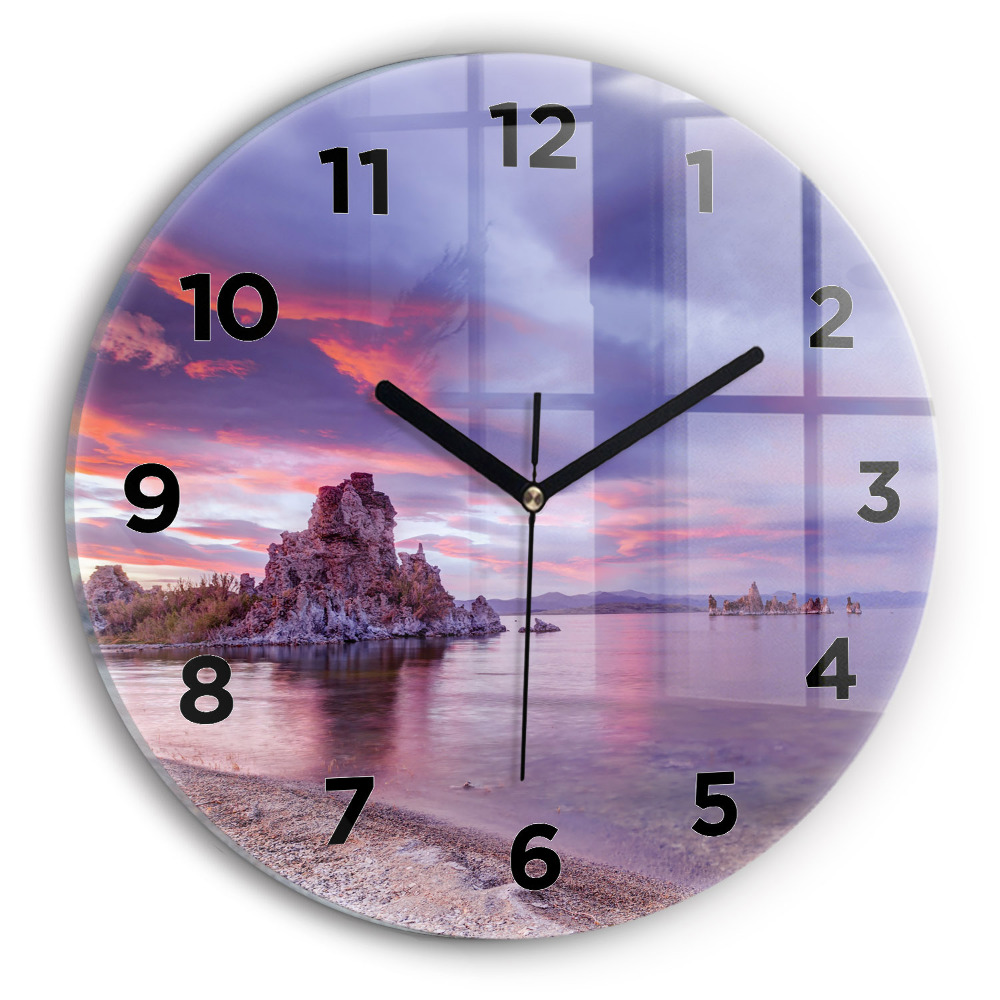 Horloge ronde Lever de soleil en Californie