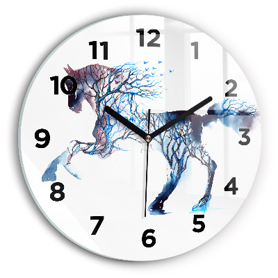 Horloge ronde murale Nature de l'animal