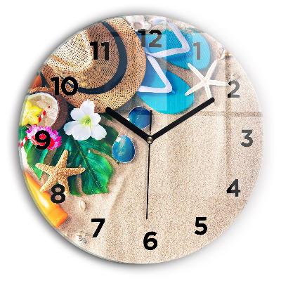 Pendule murale ronde Accessoires de vacances