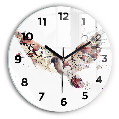 Horloge ronde murale Vue abstraite