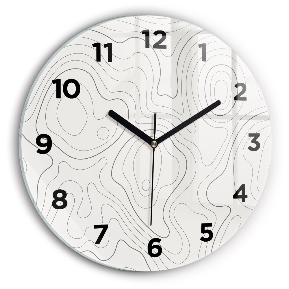 Pendule murale ronde Taches abstraites