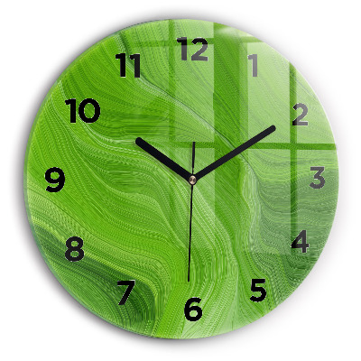 Horloge ronde murale Vagues modernes