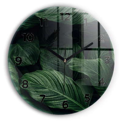 Horloge ronde en verre Moustique tropicale