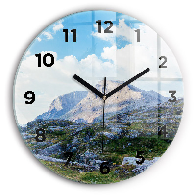 Horloge ronde Paysage rocheux