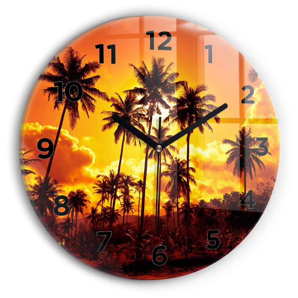 Horloge ronde Thaïlande Plage de Klong Prao