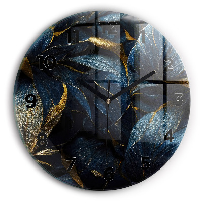 Horloge ronde Fleurs décoratives