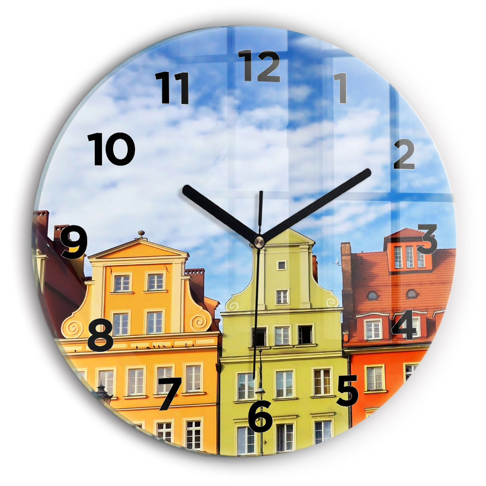 Horloge ronde Wroclaw - Vieille ville