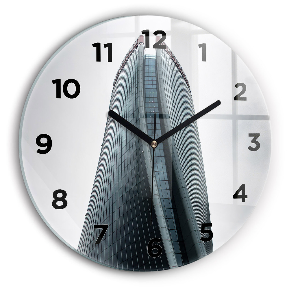 Horloge ronde murale Gratte-ciel de Milan