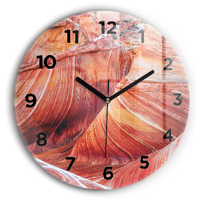 Pendule murale ronde Grand Canyon pittoresque