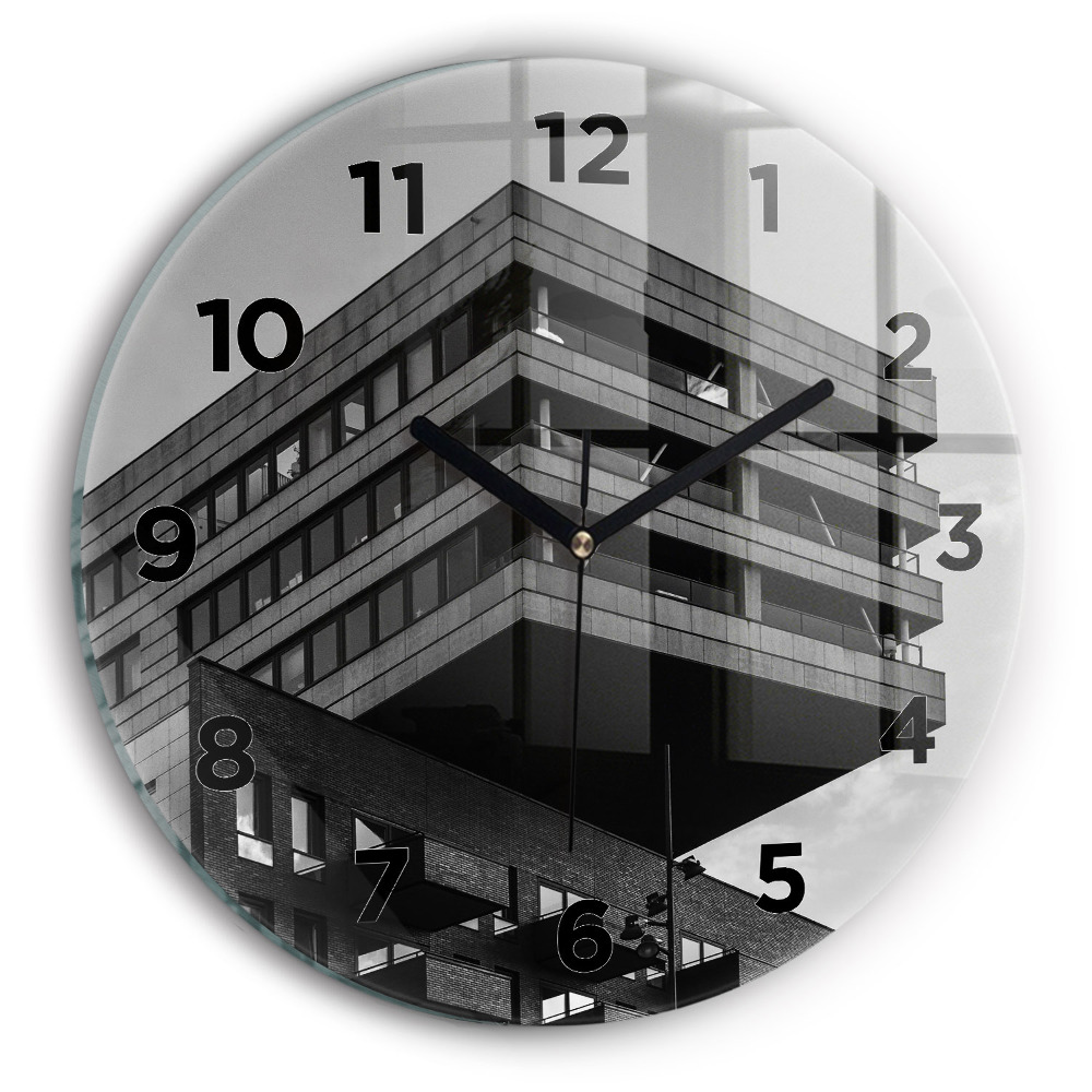 Pendule murale ronde Architecture à Amsterdam
