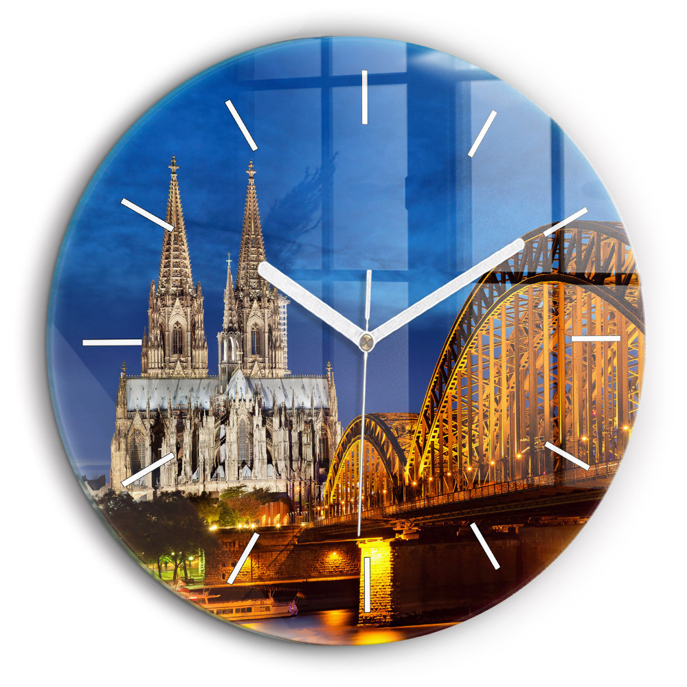 Horloge ronde murale 60 cm Pont en Allemagne